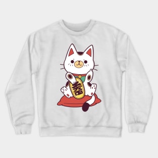 Fortune Cat Crewneck Sweatshirt